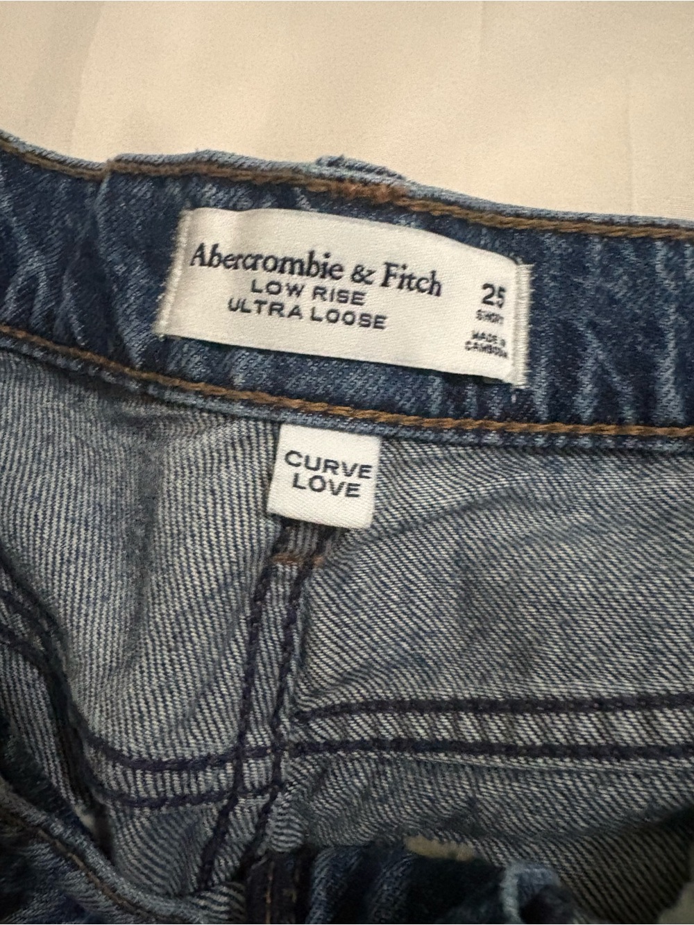 Abercrombie & Fitch Ultra Loose Low Rise - Curve Love - Picture 3 of 3